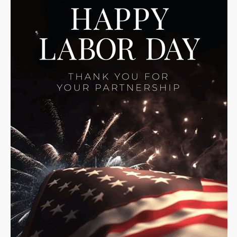 Labor Day Thank You For Your Partnership Business eCard